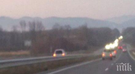 кошмар тракия шофьор лети насрещното видео