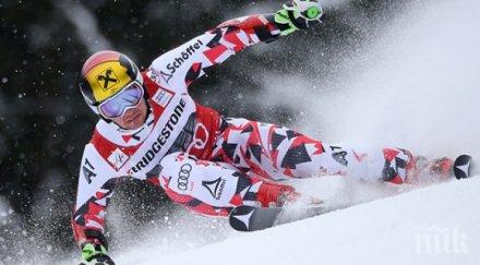 хиршер изненадващо спечели супергигантския слалом бийвър крийк