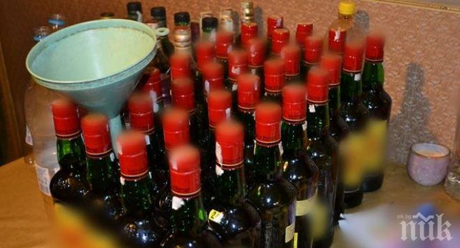 Близо 150 000 бутилки опасен алкохол открити в Дагестан