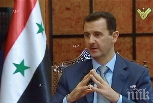 Асад: Британските въздушни удари срещу джихадистите в Сирия са незаконни и ще станат подкрепа за тероризма
