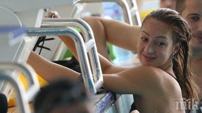 Нина Рангелова отпадна в сериите на 50 метра свободен стил