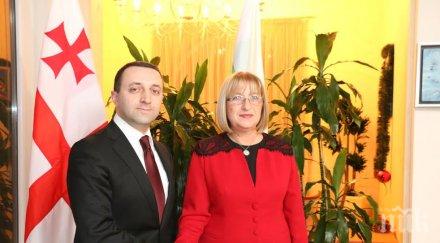 цецка цачева прие министър председателя грузия