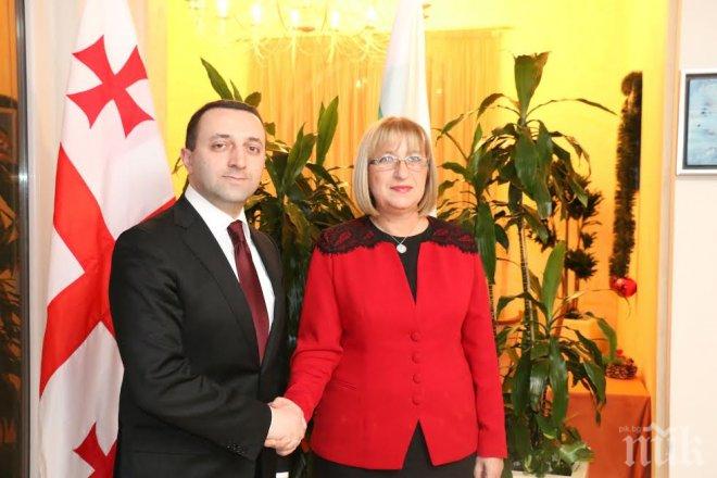 Цецка Цачева прие министър-председателя на Грузия