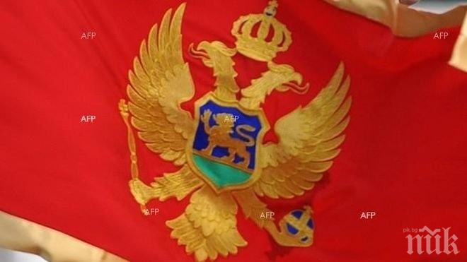В Черна гора горят знамето на НАТО