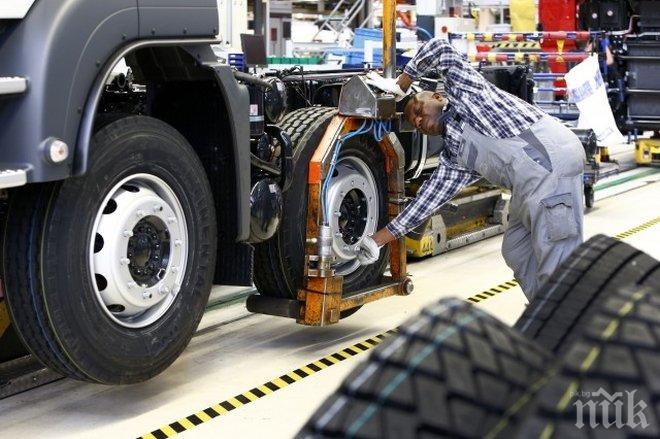 Индустриалното производство в Германия се е повишило през октомври
