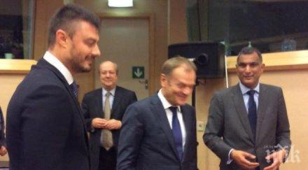 бареков води разговори председателя доналд туск южен поток северен поток