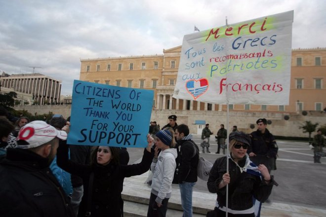 Tранспортна блокада в Гърция 