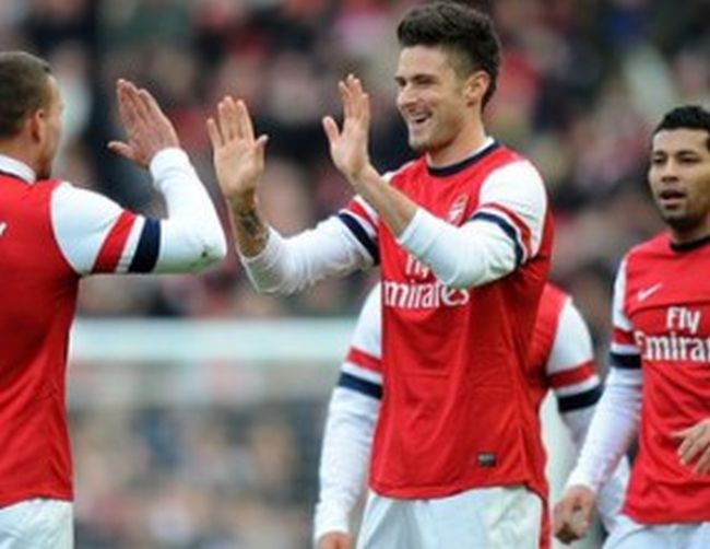 Арсенал пречупи Брайтън в голова фиеста