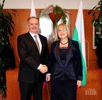 Цецка Цачева и Андрей Киска обсъдиха възможностите за задълбочаване на сътрудничеството между България и Словакия