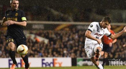 тотнъм разби монако помогна андерлехт