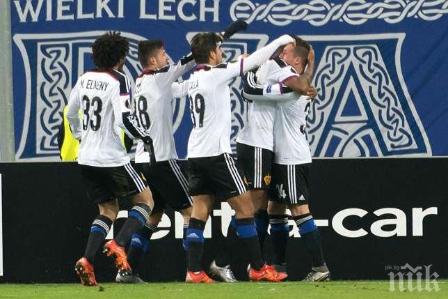 Базел и Фиорентина на 1/16-финалите в Лига Европа