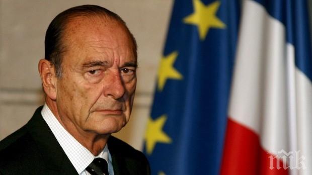 Бившият френски президент Жак Ширак е хоспитализиран

