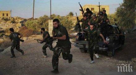 центърът дамаск бил обстрелван миномети