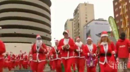 маратон дядо коледовци улиците мадрид видео