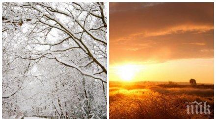 синоптиците бан вещаят слънчева топла неделя