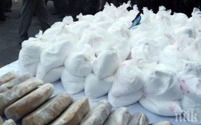 Конфискувани в Испания 1,5 тона кокаин от Колумбия