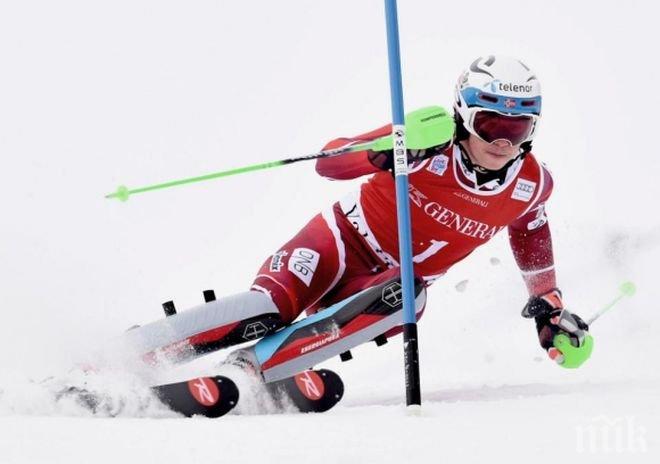 Норвежец триумфира в слалома във Вал ДИзер
