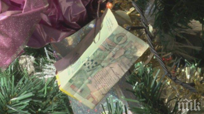 Тузари! Столевка украси елхата в хасковската полиция