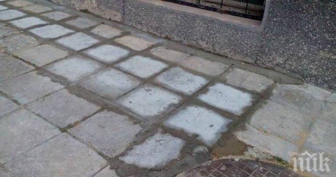 Иновация: Циментират кабелите във Варна, за да не ги реже общината