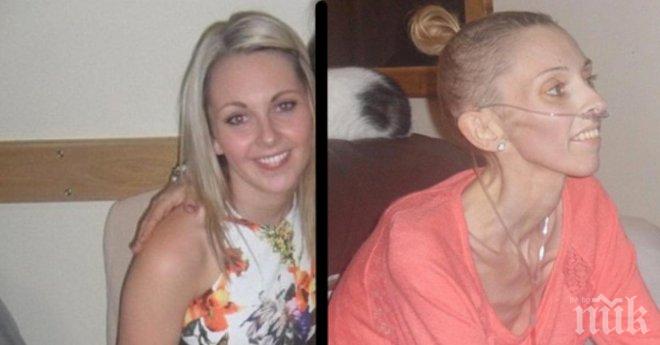 22 годишна майка умира, защото лекарите отказват тест. Ако беше направен 3 години по-рано, тя щеше да живее! 