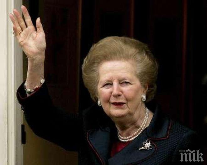 Известното кожено куфарче на Тачър беше продадено на търг за 242 500 лири