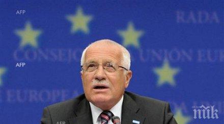 вацлав клаус русия действа правилно борбата ислямска държава сирия