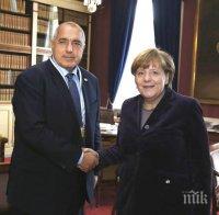 Вижте за какво си говориха премиерът Борисов и Меркел (снимки)