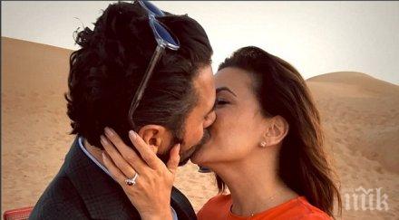 ева лонгория отпразнува годежа вечеря дубай