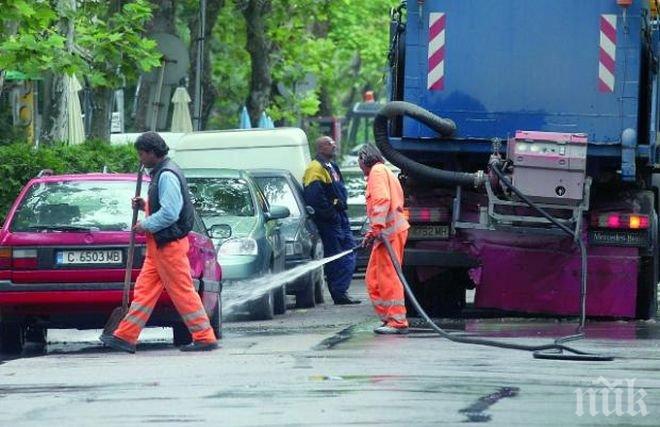 Два пъти в седмицата ще се мият улиците в София през лятото