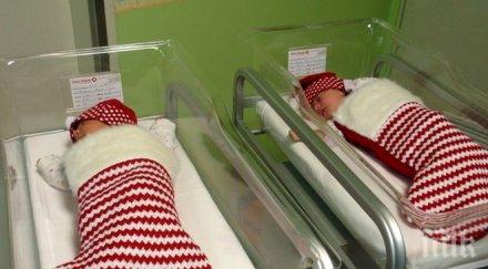 новородените бургас празнично облекло коледно чорапче шапчица снимки