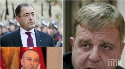 вмро бунтува иска външното министерство изгони турския посланик българия министър чавушоглу също нежелан