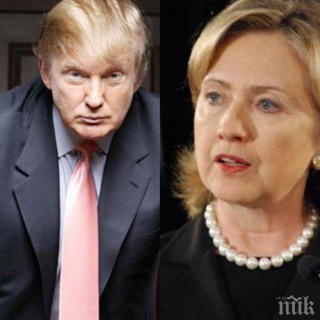 Тръмп към Хилари Клинтън: Моля, бъдете внимателни, когато използвате „женската карта”