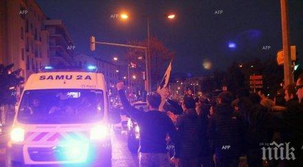 напрежението корсиканския град аячо остава високо