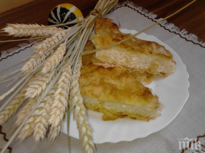 Кметицата на смолянско село почерпи за Коледа с 10-метрова баница