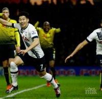 Драматичен успех прати Тотнъм пред Манчестър Сити