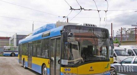 временно променя маршрутът автобусни линии