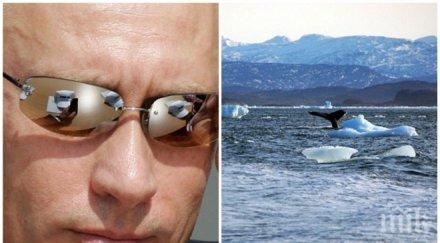 задава нова студена война русия праща ракети войски арктика снимки видео