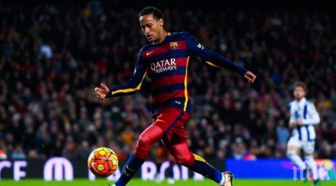 Барселона вдига драстично заплатата на Неймар