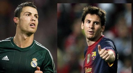 кристиано роналдо лионел меси класико