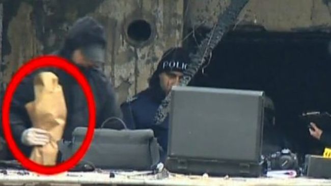 Криминалисти прибират автомата, гръмнал Баретата (снимка)