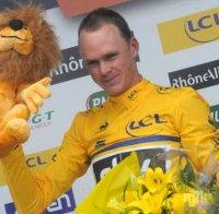 Победителят в Тур дьо Франс стана кавалер на ордена на Британската империя