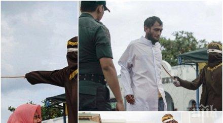 брутално пребиха жена смърт пръчка била видяна близо мъж сватбата видео снимки