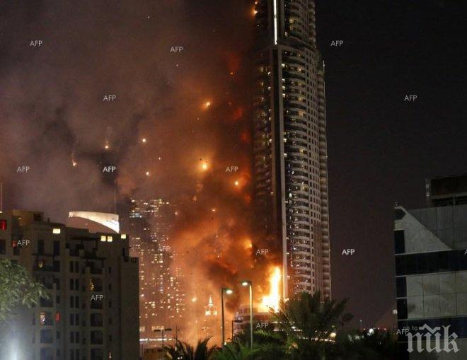 Горелият хотел в Дубай може да не възобнови работа