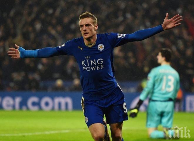 Лестър ще се оправя без Варди около две седмици