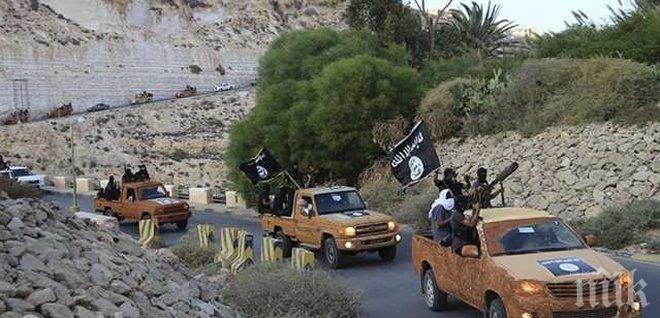 ЕКСКЛУЗИВНО! Разбиха цял конвой с терористи на Ислямска държава (видео)