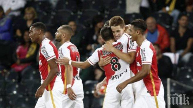 Монако вкара 10 гола на аматьорски отбор