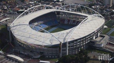 олимпийският стадион нилтон сантос рио остана без осветление заради дълг