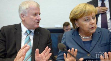 хорст зеехофер поиска ограничаване мигрантите 200 000 ангела меркел против