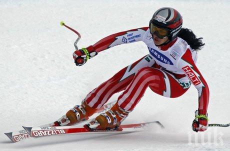 Норвежка спечели слалома в Санта Катерина, Киркова не се класира за втория манш 