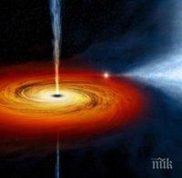 Астрономи засякоха облаци газ, изригващи от черна дупка